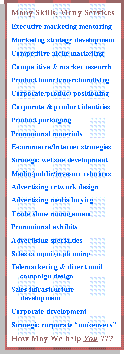 Short-list of our services