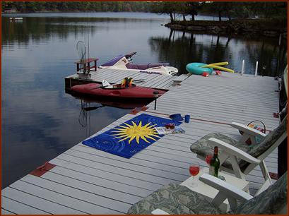 Play-time on the expansive main docks