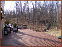 View of the "back 40". All land seen here is part of the property.