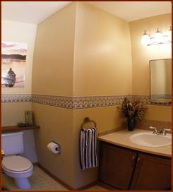 Main floor powder room